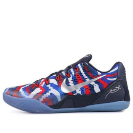 Кроссовки kobe 9 ем Nike, белый 646701-104 | white/golden silver/blue