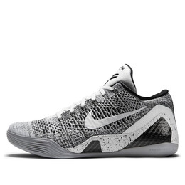 Кроссовки kobe 9 elite low Nike, белый 639045-101 | white/black/wolf gray