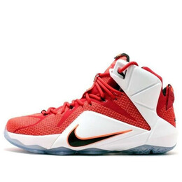 Кроссовки леброн 12 Nike, красный 684593-601 | red/white/red/black