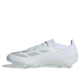 Кроссовки Predator 24 Elite Low FG Adidas, белый ie1803 | cloud white/silver metallic/cloud white
