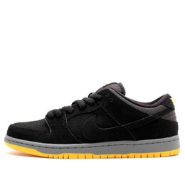 Кроссовки sb dunk low pro Nike, черный 304292-046 | black/black-university gold