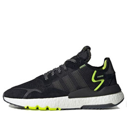 Кроссовки ночные джоггеры Adidas, черный eg7409 | black