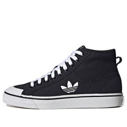 Кроссовки nizza высокие Adidas, черный fw8352 | black