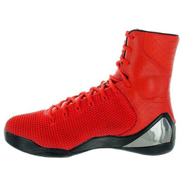 Кроссовки kobe 9 высокие krm ext Nike, красный 716993-600 | red/red