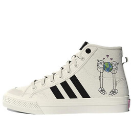 Кроссовки andr saraiva x nizza hi rf Adidas, белый gz2204 | white/black
