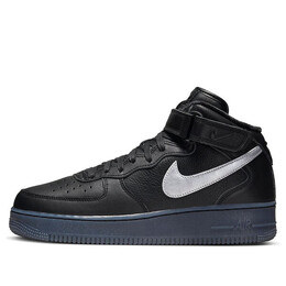 Кроссовки air force 1 mid premium Nike, черный dx3061-001 | black/metallic silver/hyper pink/anthracite