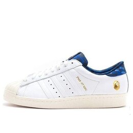 Кроссовки xa bathing ape x undefeated superstars 80v Adidas, белый b34292 | white