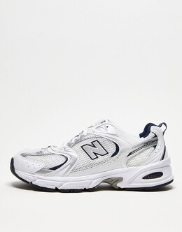 Бело-серые кроссовки New Balance 530 194182854787 | white