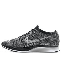 Кроссовки flyknit racer Nike, черный 526628-012 | black/white