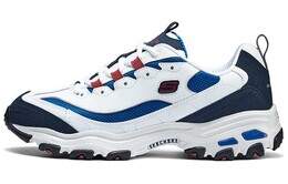 Кроссовки Skechers D"Lites 1.0 Chunky Sneakers Men Low-top White, Blue, Black, Red, синий/белый 52675-wblr | blue/white