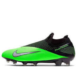 Кроссовки фантом вижн 2 элит df fg Nike, черный cd4161-036 | black/green
