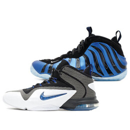 Кроссовки air penny qs Nike, черный 800180-001 | black/game royal-white