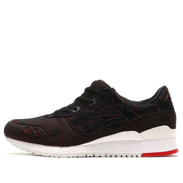 Кроссовки гель лайт 3 Asics, черный hn7l1-9090 | black/red