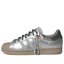 Кроссовки yanwai x superstar Adidas, серебряный hp2361 | silver/green/khaki