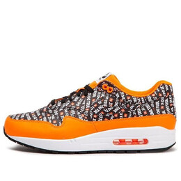 Кроссовки air max 1 Nike, оранжевый 875844-008 | orange/black