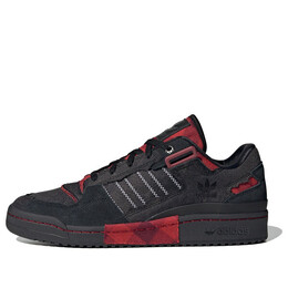 Кроссовки оригиналы форум экспонат низкий Adidas, черный hq8417 | black/red
