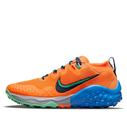 Кроссовки wildhorse 7 Nike, оранжевый cz1856-800 | total orange/obsidian/green glow/signal blue/wolf grey