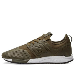 Кроссовки 247 кожа New Balance, зеленый mrl247no | olive green