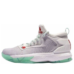 Кроссовки d lillard 2 шт. Adidas, серый b72775 | gray/white/red/green