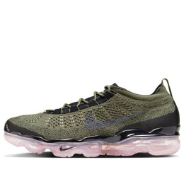 Кроссовки air vapormax 2023 flyknit Nike, зеленый dv1678-200 | medium olive/pink oxford/black/black