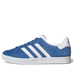 Кроссовки газель 85 Adidas, синий fz5593 | blue/white