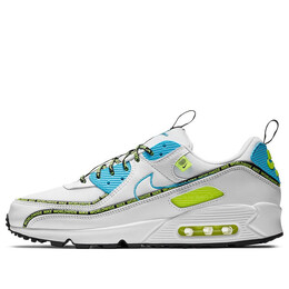 Кроссовки air max 90 se Nike, белый cz6419-100 | white/blue/yellow