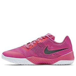 Кроссовки hyperlive ep Nike, розовый 820284-606 | vivid pink/black-pnk blast-wht