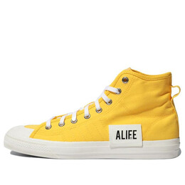 Кроссовки alife x nizza высокие Adidas, желтый fx2619 | yellow