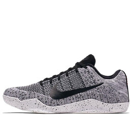 Кроссовки kobe 11 elite low Nike, белый 822675-100 | white/black
