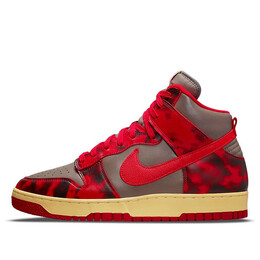 Кроссовки данки высокие 1985 Nike, красный dd9404-600 | red/gray