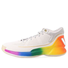Кроссовки d rose 10 Adidas, фиолетовый fx4795 | purple/blue/green/yellow/orange/white
