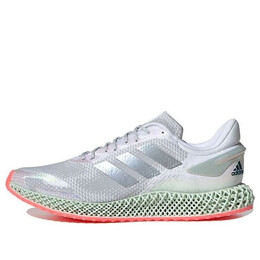 Кроссовки 4d run 1.0 Adidas, белый fv6960 | white/silver/green/orange
