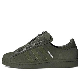 Кроссовки соседство x суперзвезда 80-х Adidas, зеленый gx1401 | dark green/green/white