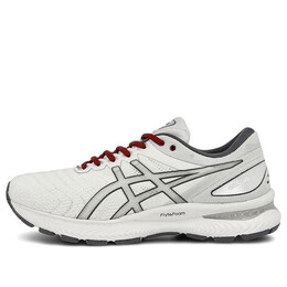 Кроссовки действующий чемпион x gel nimbus 22 Asics, серый 1021a516-020 | grey/white