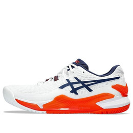 Кроссовки gel-resolution 9 'white blue expanse' Asics, белый 1041a330-102 | white/blue expanse