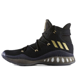 Кроссовки primeknit Adidas Crazy, черный bb8371 | black/gold metallic