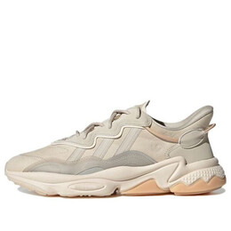 Кроссовки оригинальные ozweego cozy износостойкие туфли кроссовки унисекс Adidas, бежевый gy1028 | cream/gray