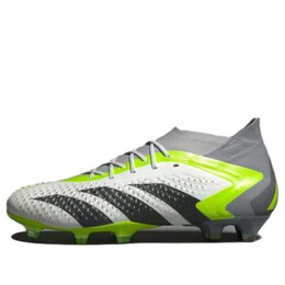 Кроссовки хищник точность.1 фг Adidas, белый gz0035 | cloud white/core black/lucid lemon