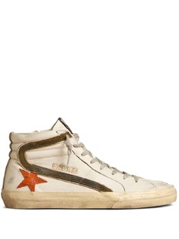 Высокие кеды Slide Golden Goose, бежевый gmf00115f006036 | бежевый