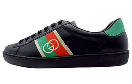 Кроссовки мужские Gucci Ace Elastic, черный 644749 1xgm0 1096