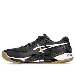 Кроссовки гелевые Resolution 9 x Hugo Boss Asics, черный 1041a453-001 | black/camel