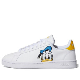 Кроссовки disney x grand court Adidas, белый fy0250 | footwear white/footwear white/core black