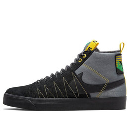 Кроссовки блейзер средний премиум sb Nike, черный dc8903-001 | black/gray/yellow/green