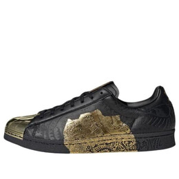 Кроссовки оригиналы суперзвезда 80-х x хан мейлин Adidas, черный id4379 | black/gold