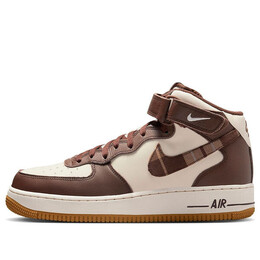 Кроссовки air force 1 mid Nike, коричневый dv0792-100 | brown/cream