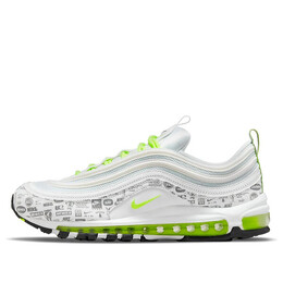Кроссовки air max 97 Nike, белый dh0006-100 | white/black/pure platinum/volt