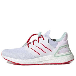 Кроссовки ультрабуст 20 Adidas, белый h01421 | white/red/green