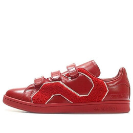 Кроссовки raf simons x stan smith с значком комфорта Adidas, красный bb6887 | red