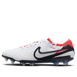Кроссовки Tiempo Legend 10 Elite FG Nike, белый dv4328-100 | white/bright crimson/black