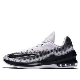 Кроссовки air max infuriate low Nike, черный 866071-100 | black/white